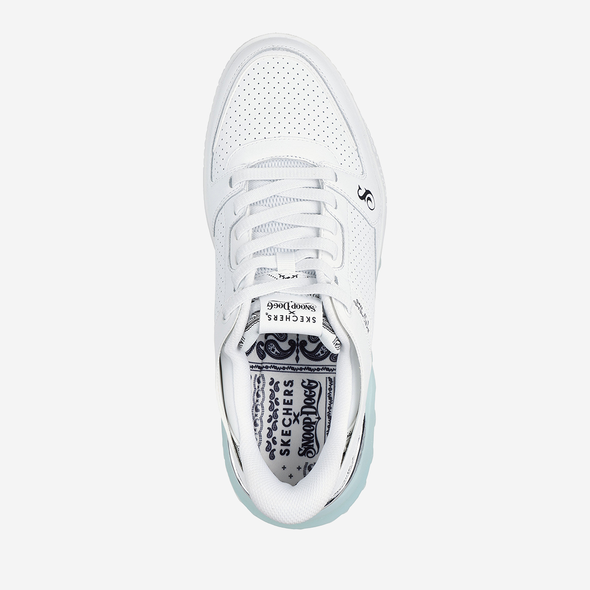Skechers ストラップ式ホワイトスパイク Skechers 251170 WHT SIZZLE Sneakers in white buy online