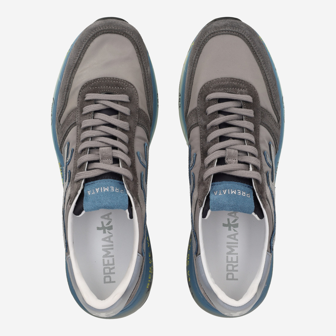 Premiata MICK - Gray, combined - Sole