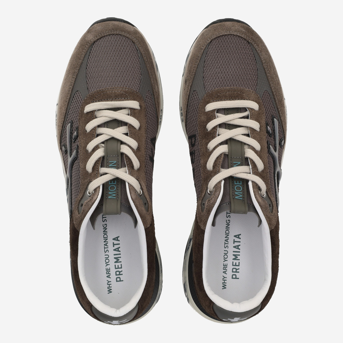 Premiata MOERUN - Brown combined - Sole
