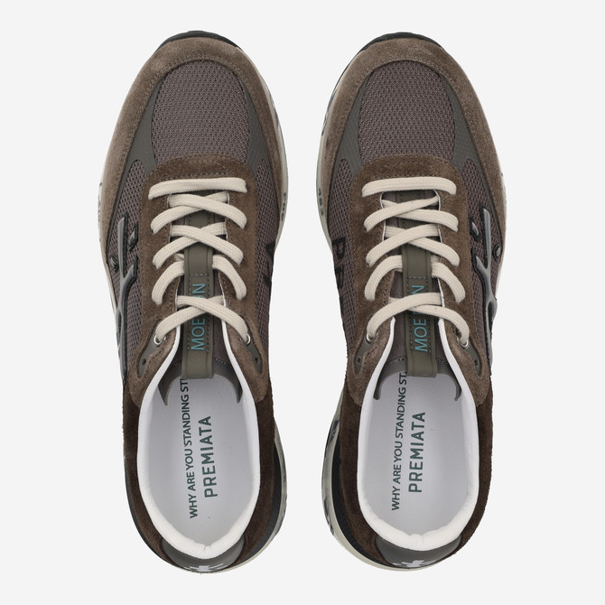 Premiata MOERUN - Brown combined - Sole