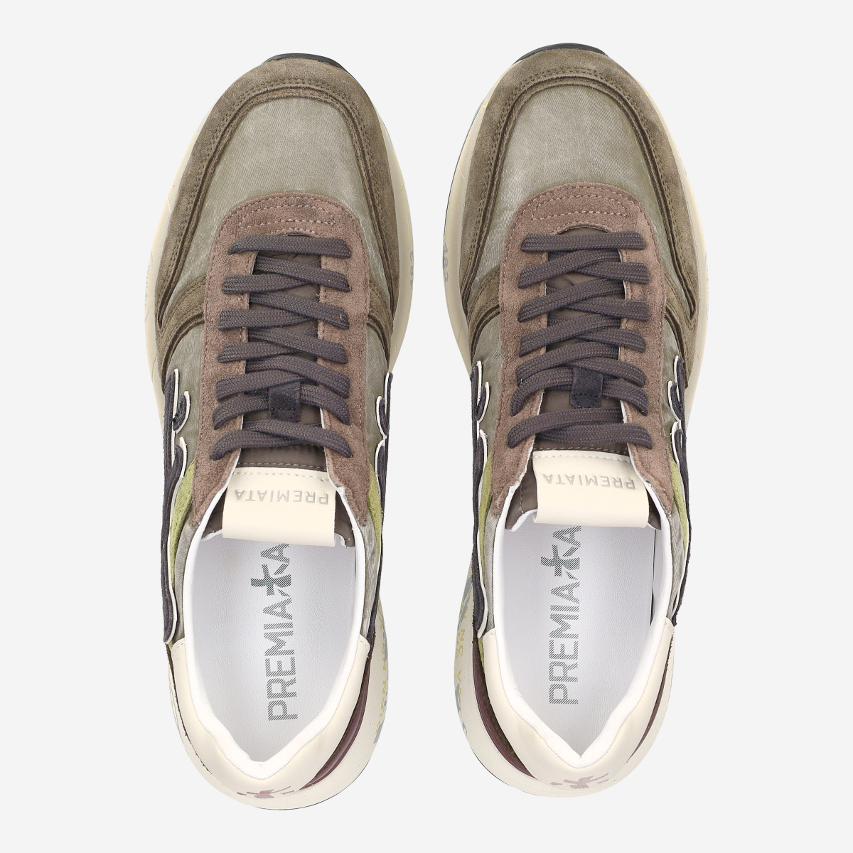 Premiata MICK 7717 Sneakers in green combined buy online