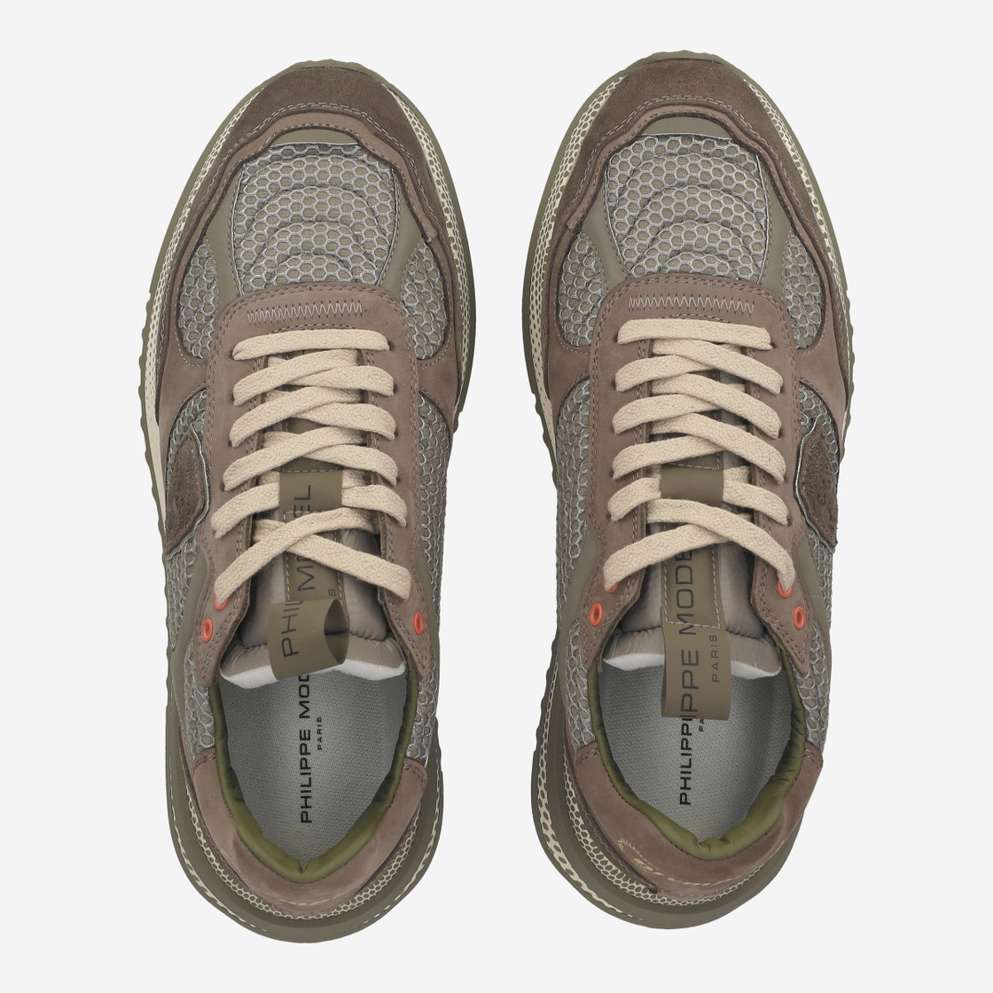 Philippe Model OLYMPIQUE LOW - Green combined - Sole