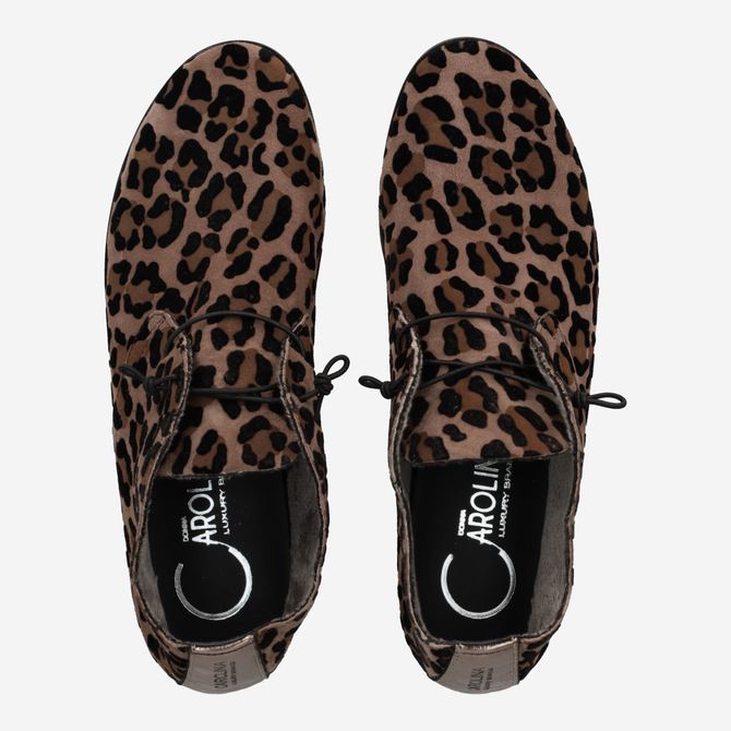 Donna Carolina BURANO SNOW - brown/leo look - sole
