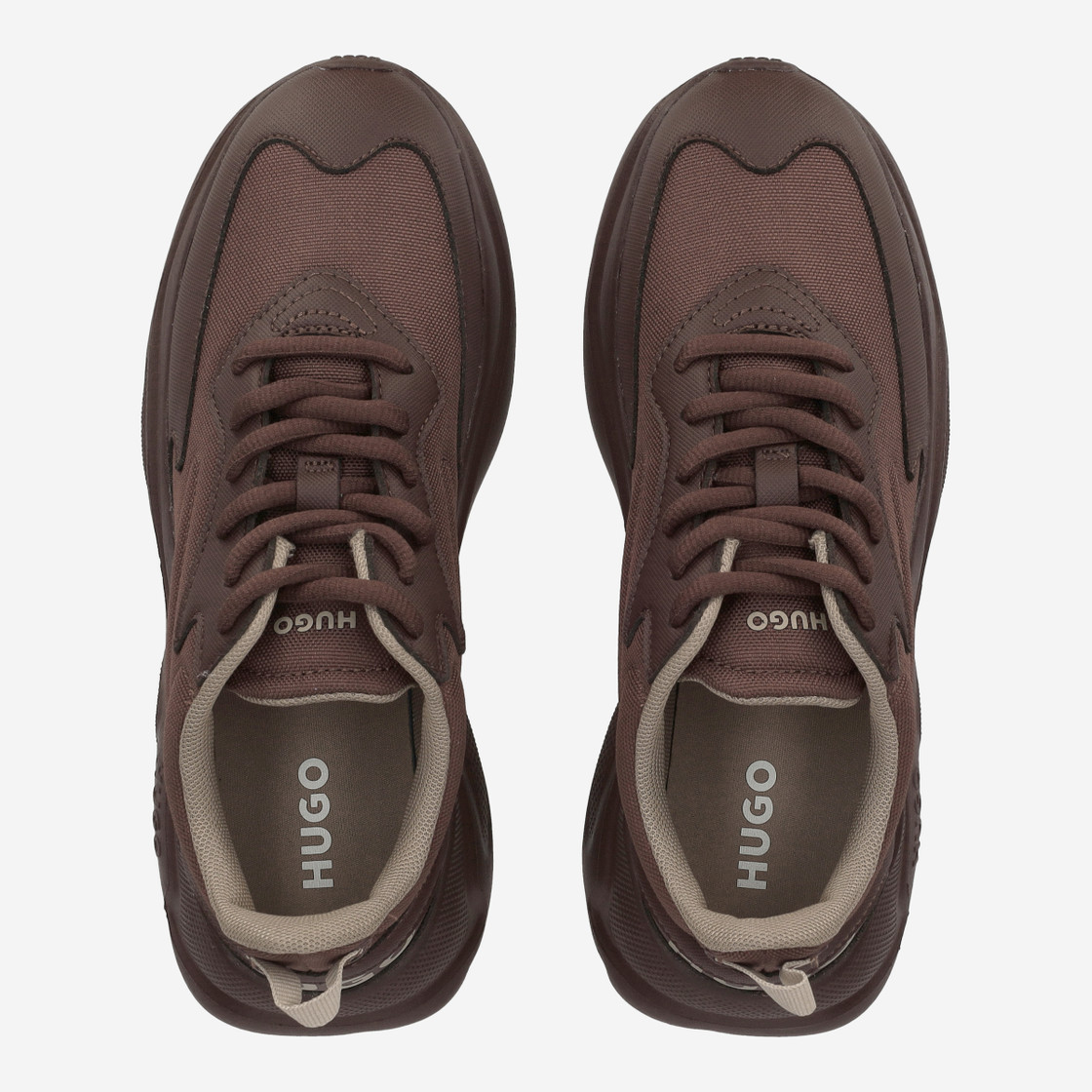 HUGO Leon_runn - Brown - Sole