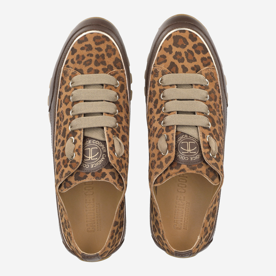 Candice Cooper JANIS STRIP CHIC - Brown / Leo look - Sole