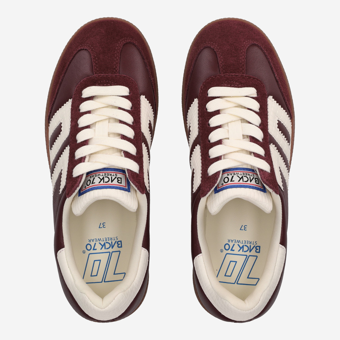 BACK 70 CLOUD - Bordeaux red - Sole