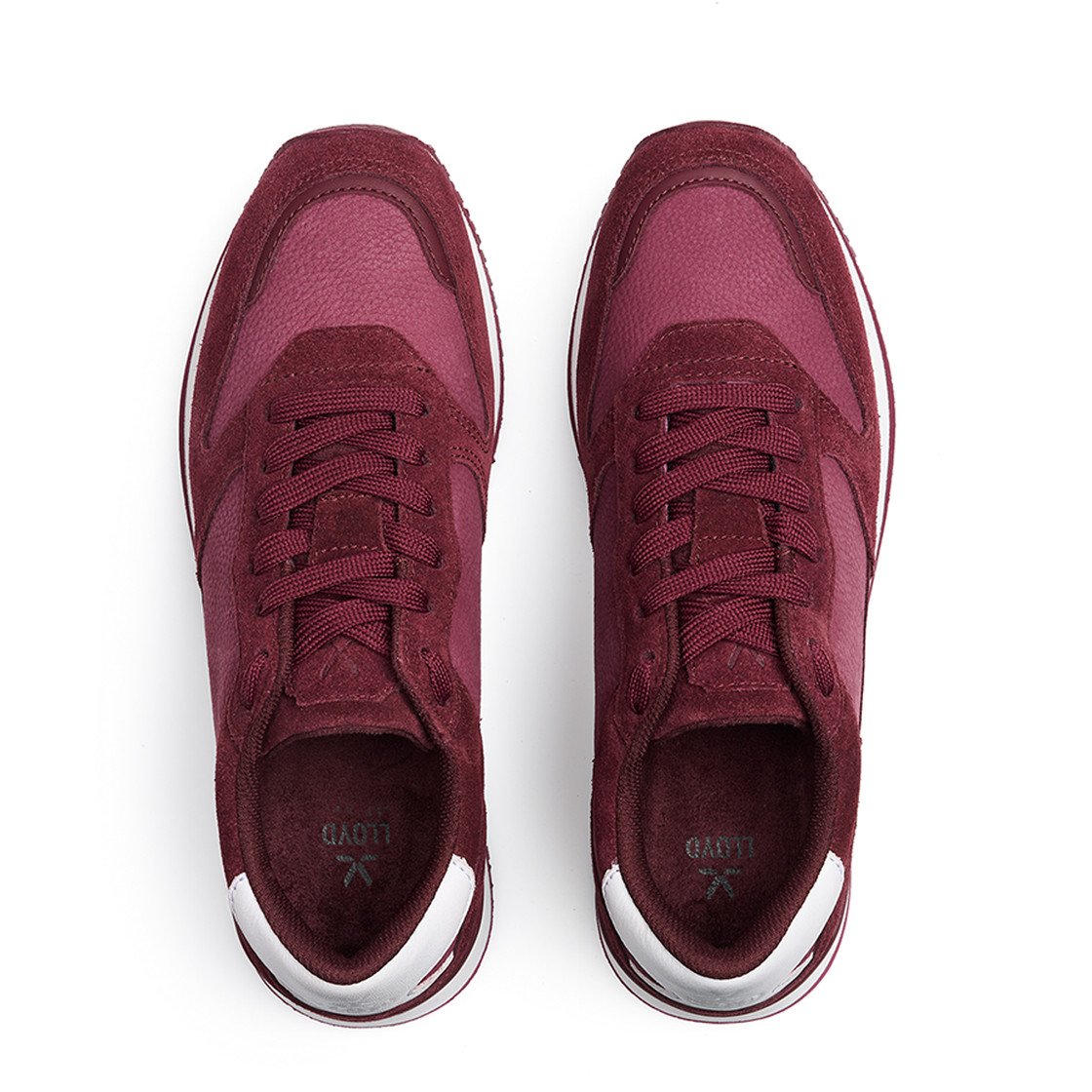 Lloyd SWIFT - Red (Bordeaux) / White - Sole