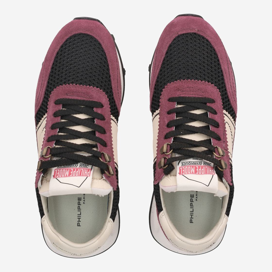 Philippe Model TOUR LOW - Red, combined - Sole