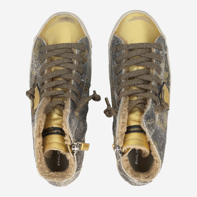 Philippe Model PRSX HIGH - Gold - Sole