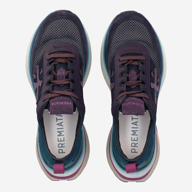 Premiata HILL - Blue, combined - Sole