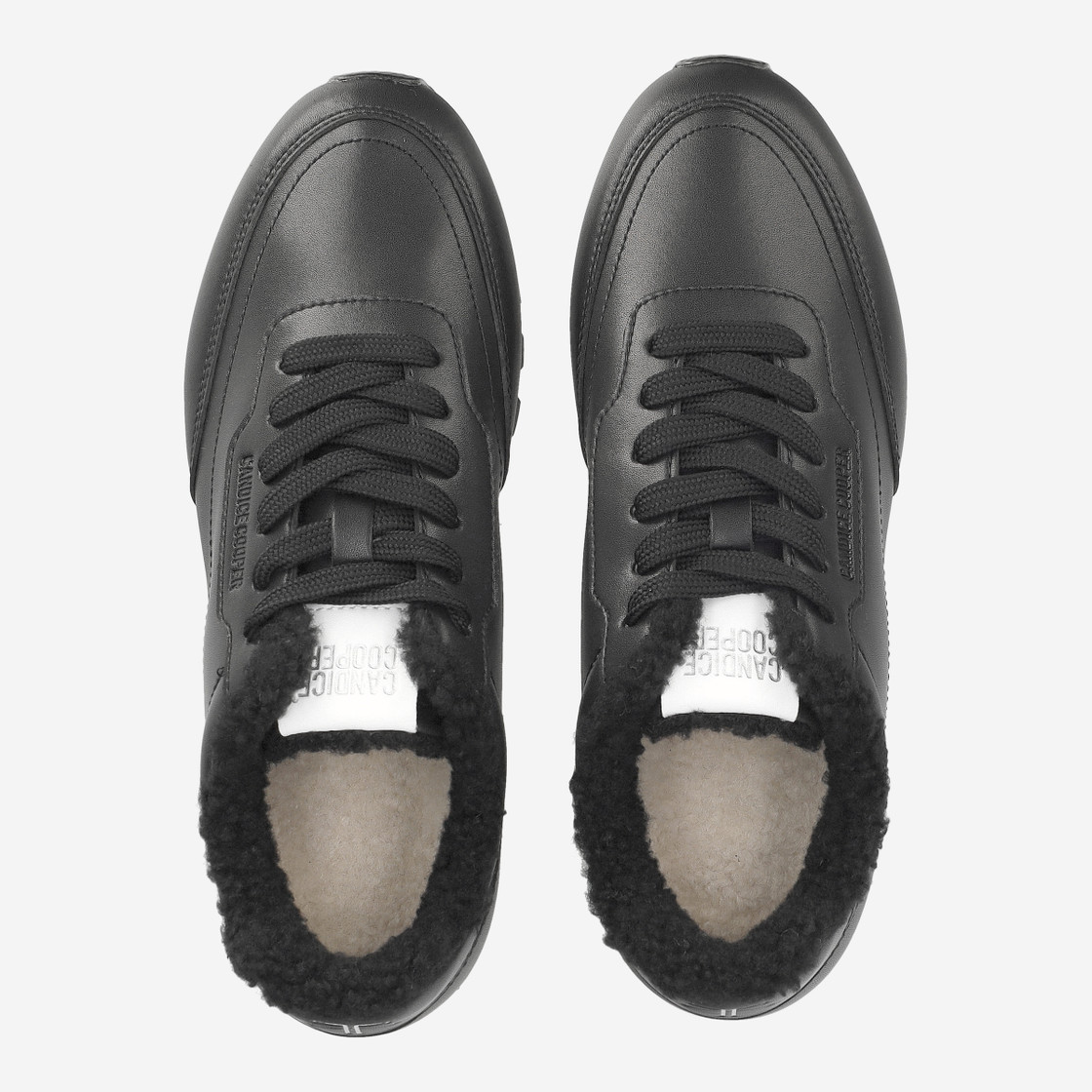 Candice Cooper PLUME FUR - Black - Sole