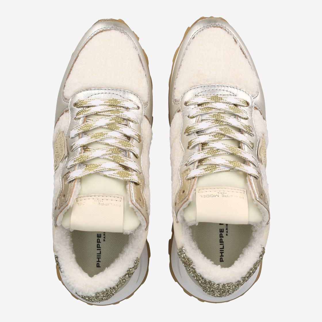 Philippe Model TROPEZ HAUTE LOW - Silver - Sole