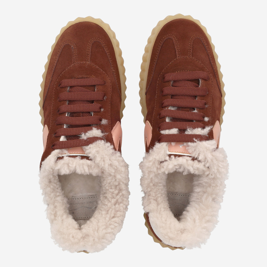 VOILE BLANCHE INES FUR - Red - Sole