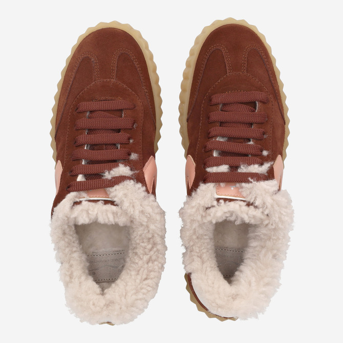 VOILE BLANCHE INES FUR - Red - Sole