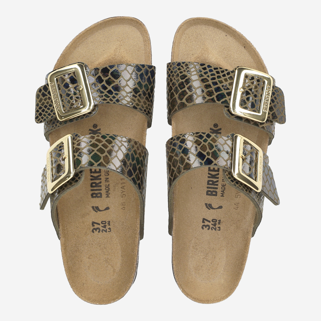 birkenstock SYDNEY CUSHION BUCKLE - Brown - Sole