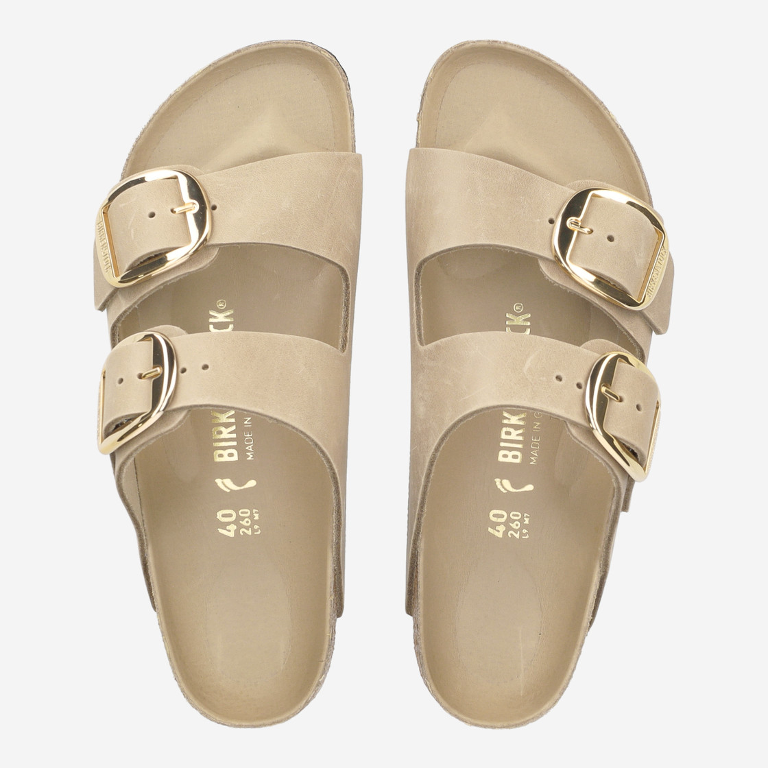 birkenstock ARIZONA BIG BUCKLE - Beige - Sole