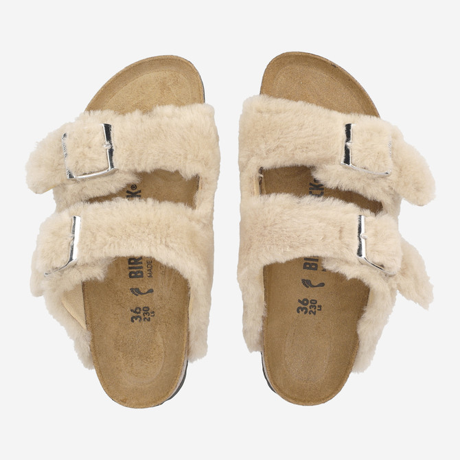 birkenstock ARIZONA SHEARLING - Beige, light - sole