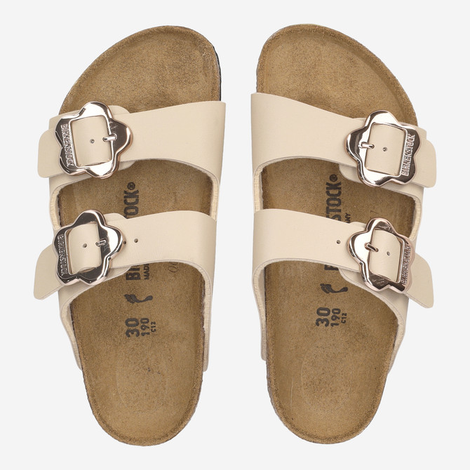 birkenstock ARIZONA FLOWER BUCKLE - Beige - Sole