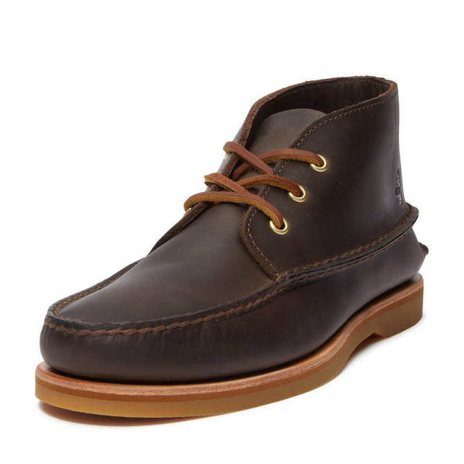 Timberland A5S99 CRAFTED BOAT SHOE - Brown - Special image