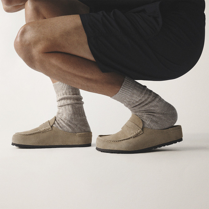 birkenstock NAPLES WRAPPED SUEDE - Beige - Special image