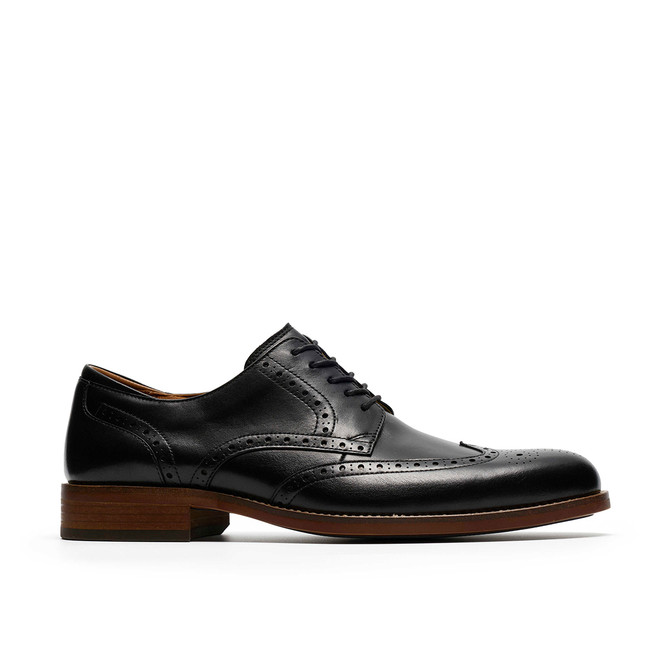 Clarks CraftRemi Tip - Black - Rear view