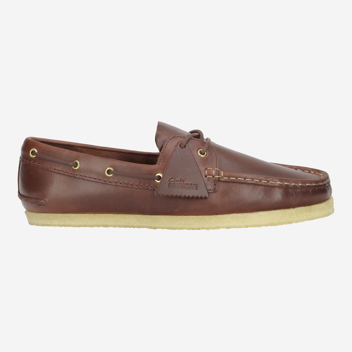 Clarks Godney Boat - Brown - Back view
