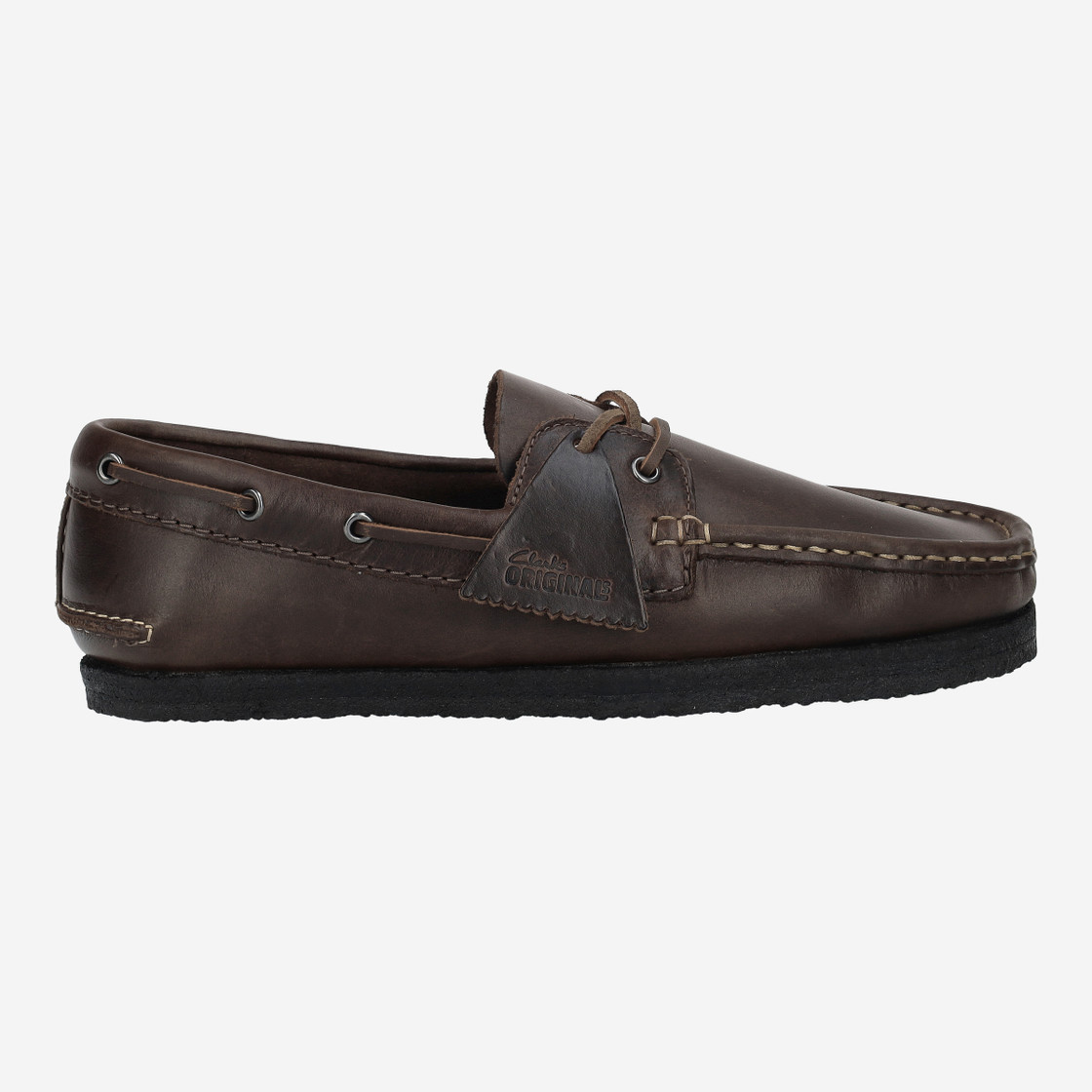 Clarks Godney Boat - Brown, dark - Back view
