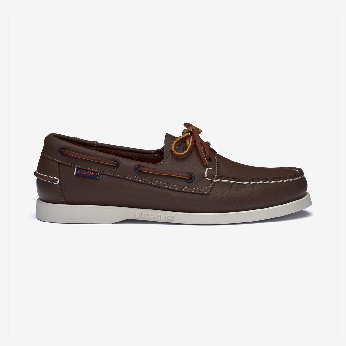 Sebago DOCKSIDES PORTLAND - Dark Brown - Back View