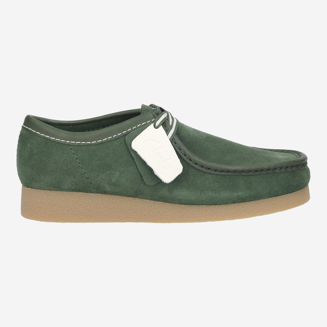 Clarks WallabeeEVO - Green - Back view