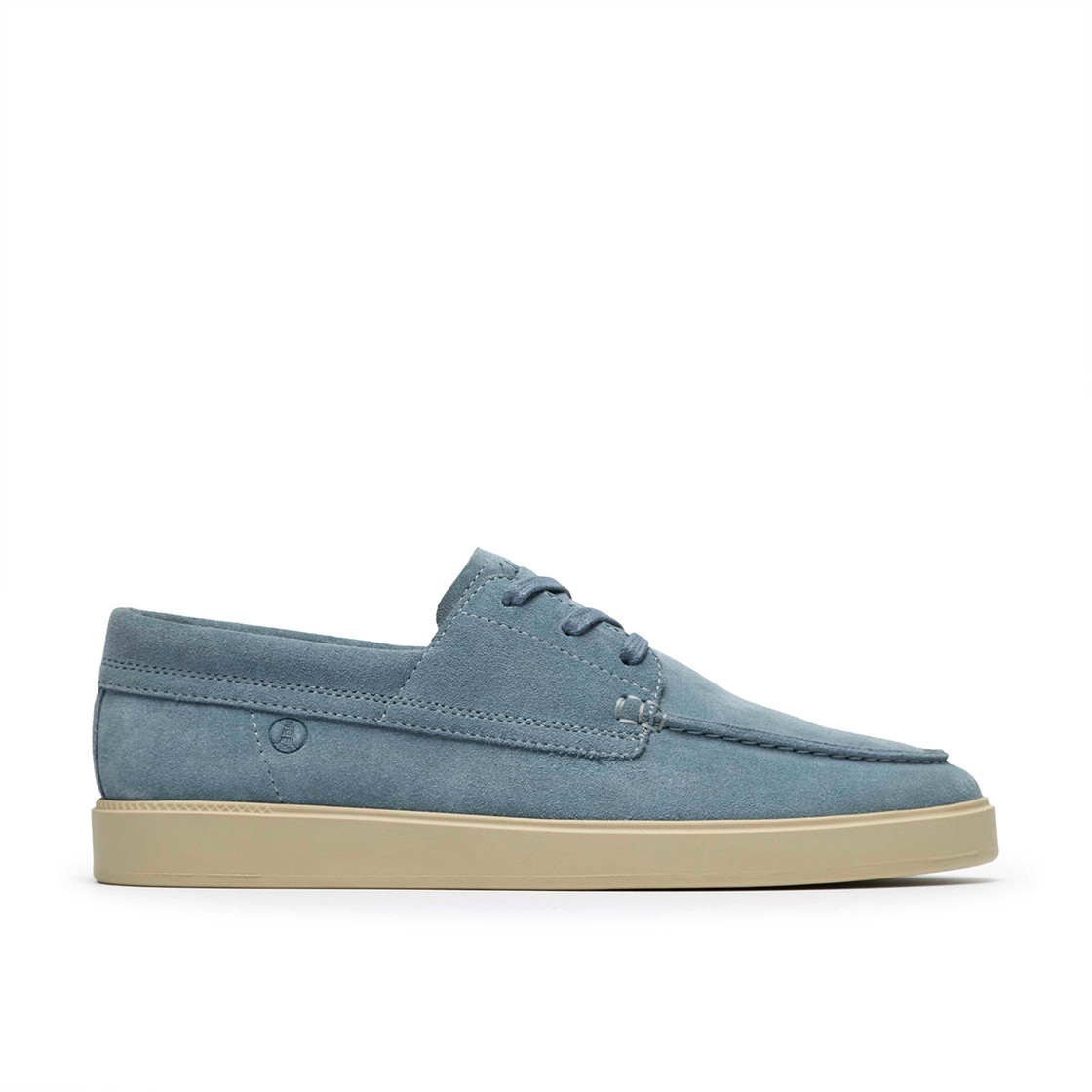 Clarks Lockford Boat - Blue, light - Back view