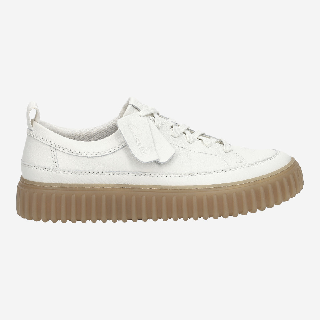 Clarks Torhill Lace - White - Rear view