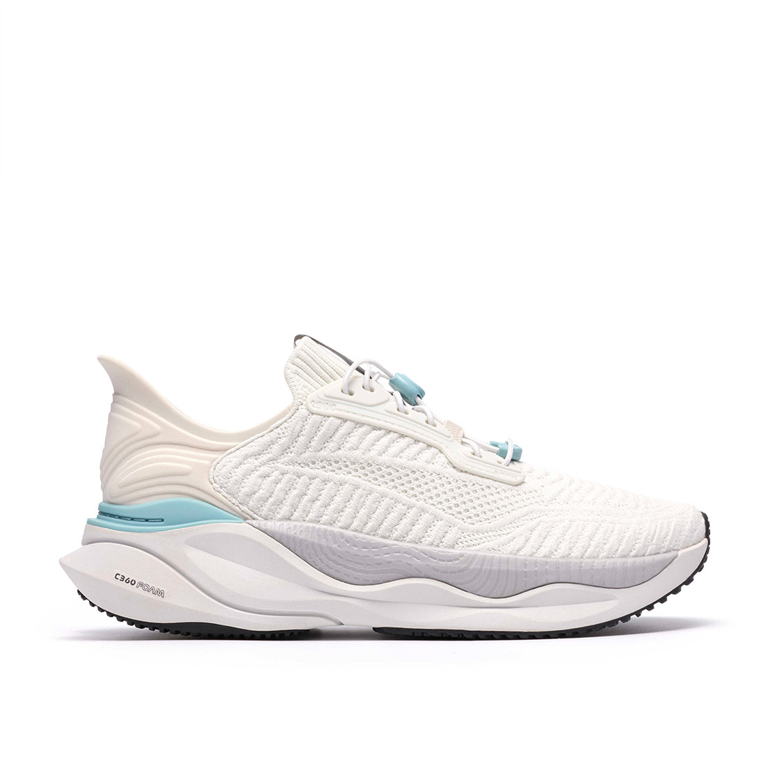 Clarks Pace Rise - White - Rear view