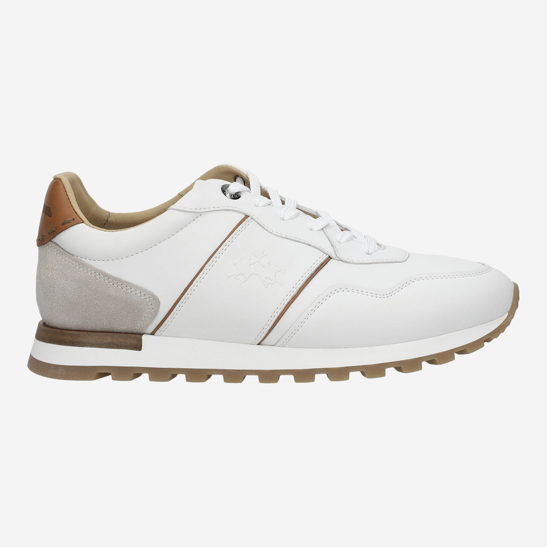 La Martina SCARPA UOMO - Weiß,kombiniert - Rückansicht