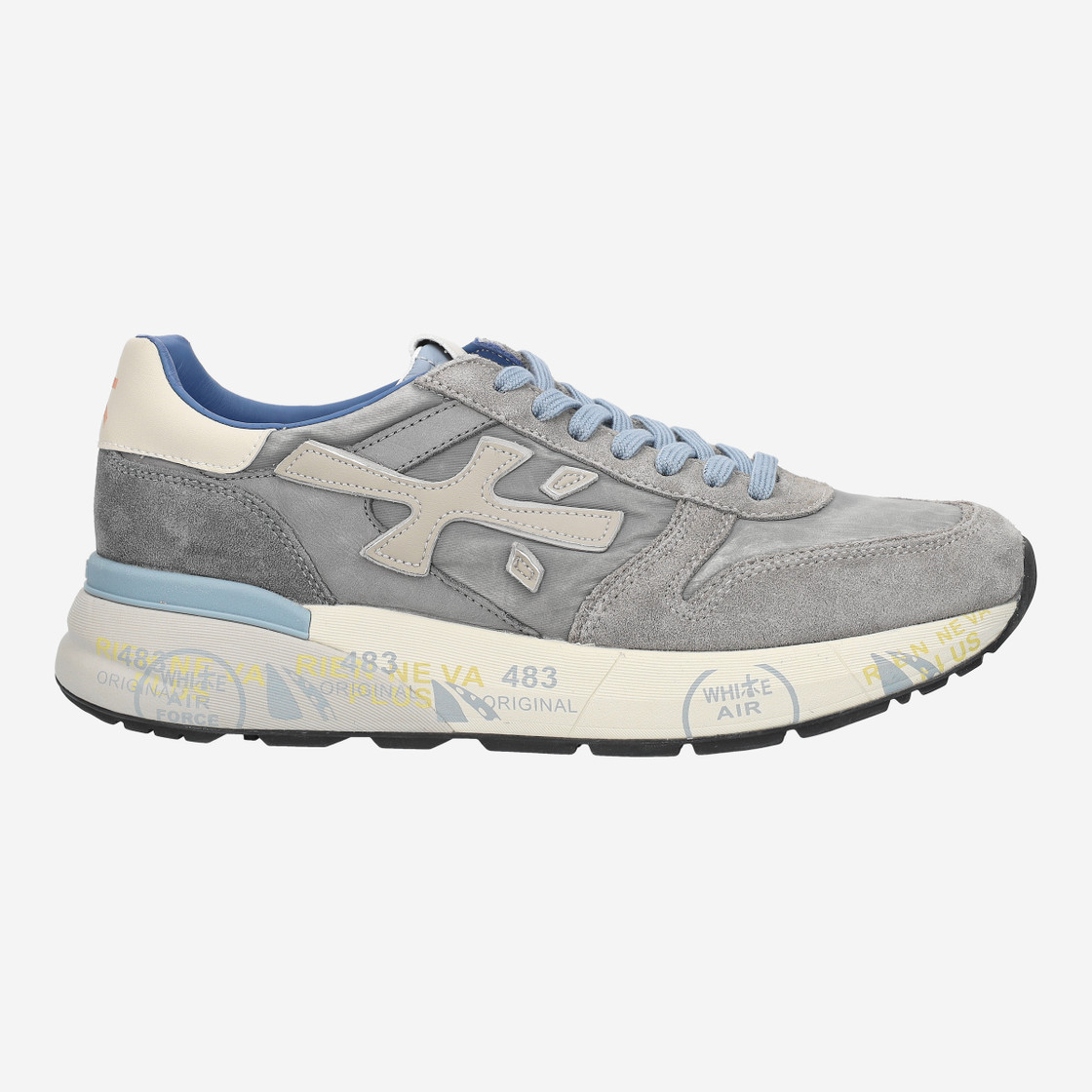 Premiata MICK - Gray - Back view