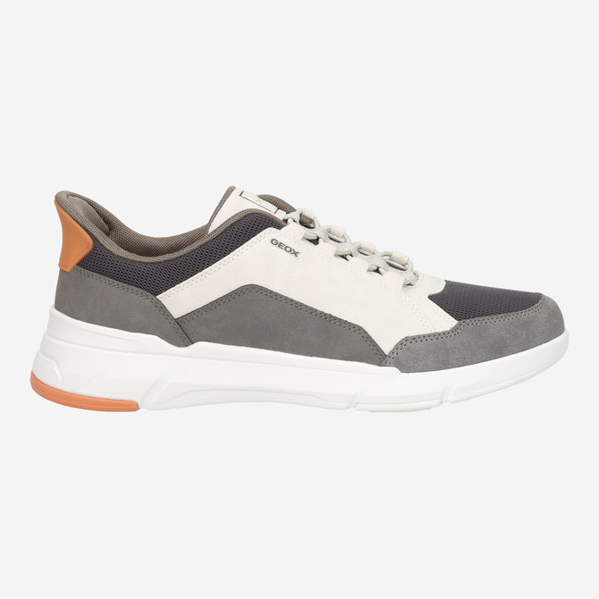 Geox Vittour - Gray, combined - Back view