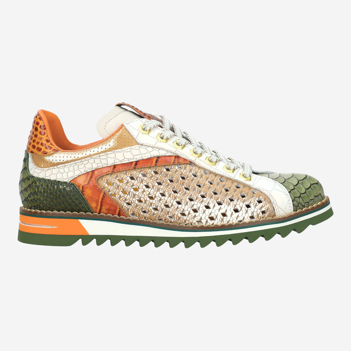 Lorenzi 17598 - Grün / Orange - Rückansicht