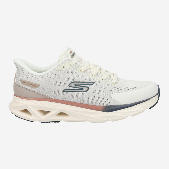 Skechers GLIDE STEP - White - Rear view