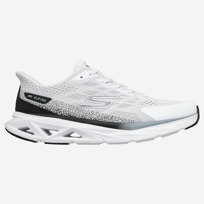 Skechers GLIDE STEP - White - Rear view
