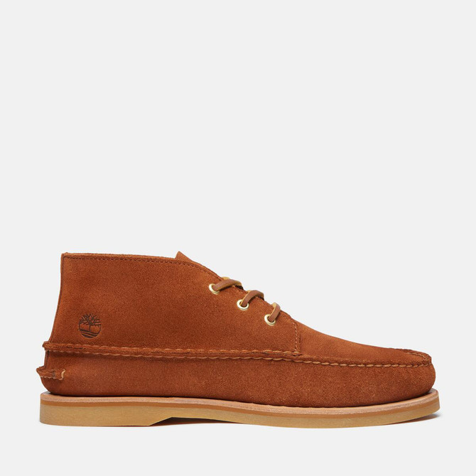 Timberland A5S99 CRAFTED BOAT SHOE - Brown - Back view