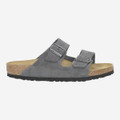 birkenstock ARIZONA SUEDE - Gray - Back view