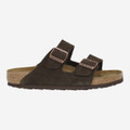 birkenstock ARIZONA SUEDE LEATHER - Brown, dark - Back view