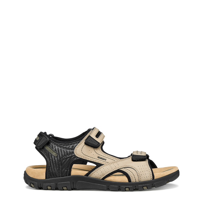 Geox SANDAL STRADA - Beige combined - Back view