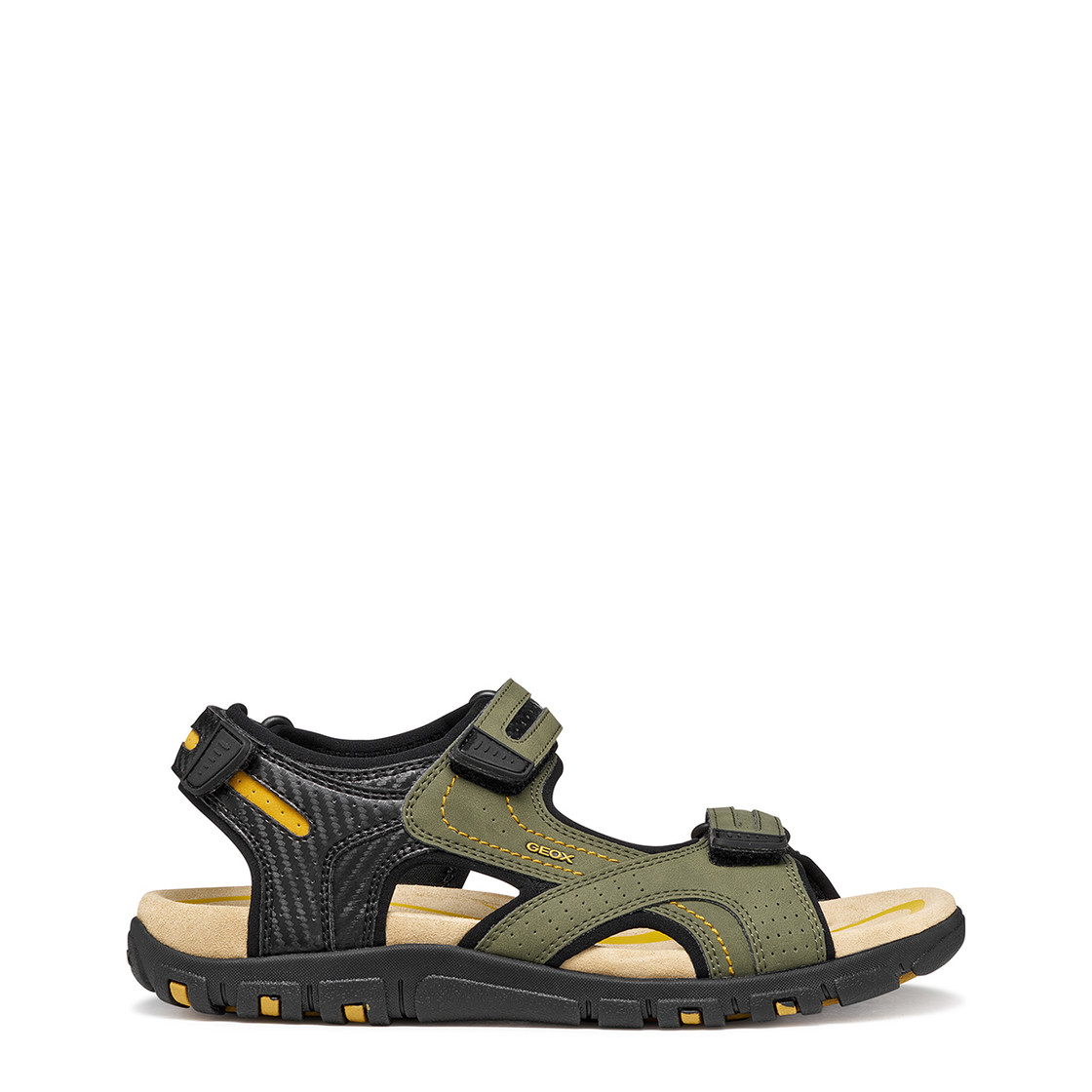 Geox SANDAL STRADA - Green combined - Back view