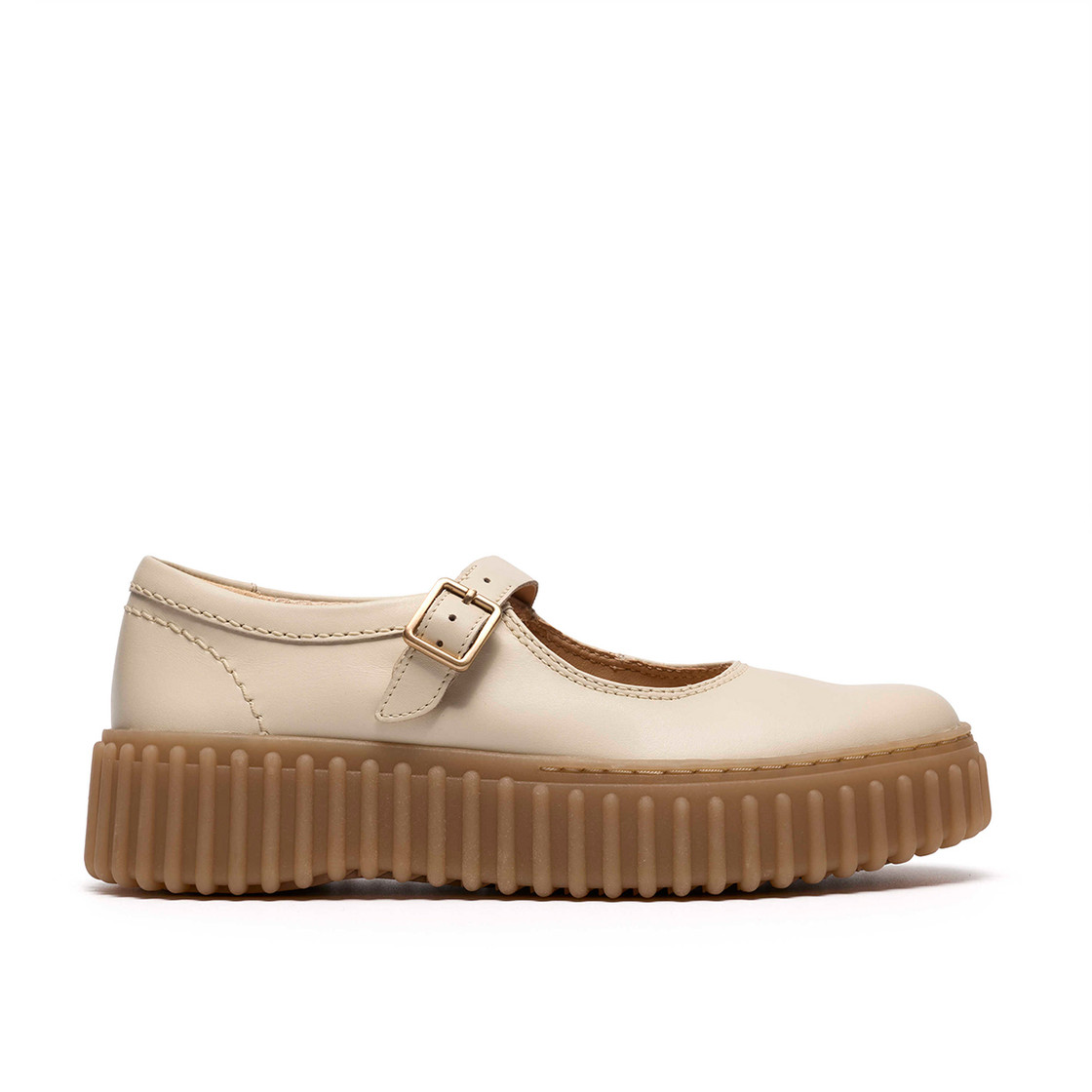 Clarks Torhill Jane - Beige - Back view