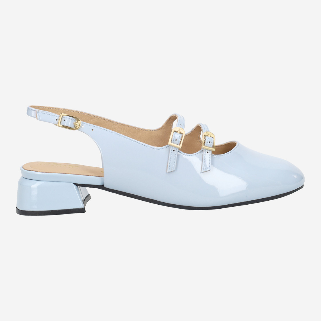 Clarks Daiss30 Dazz - Blue, light - Back view