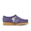 Clarks Wallabee - Purple - Back view