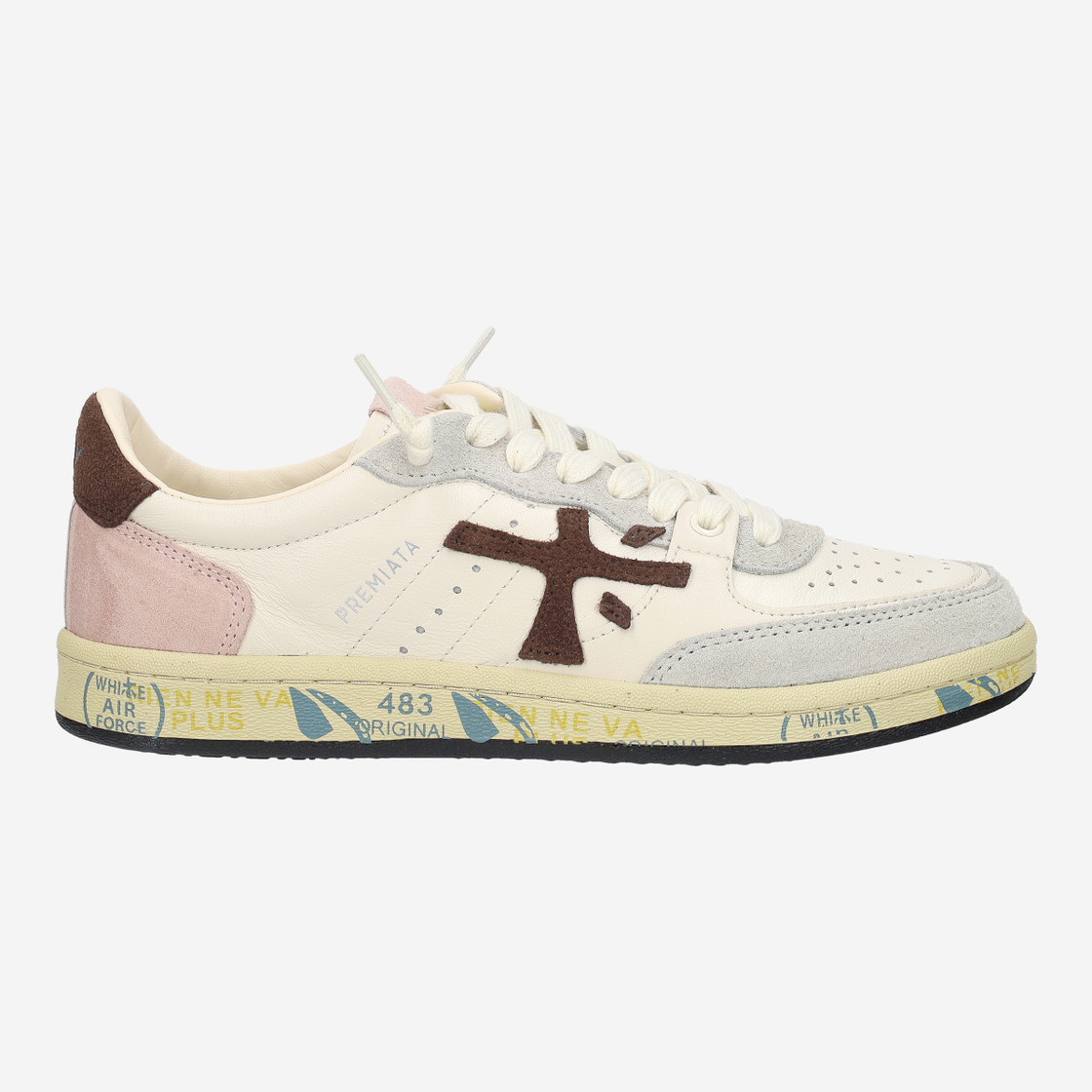 Premiata BSKTCLAYD - White - Back view