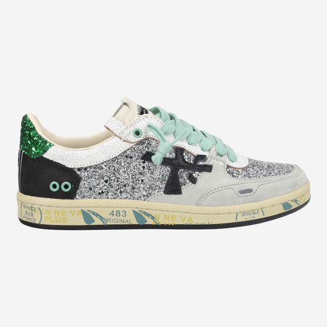 Premiata BSKTCLAYD - Silver - Back view