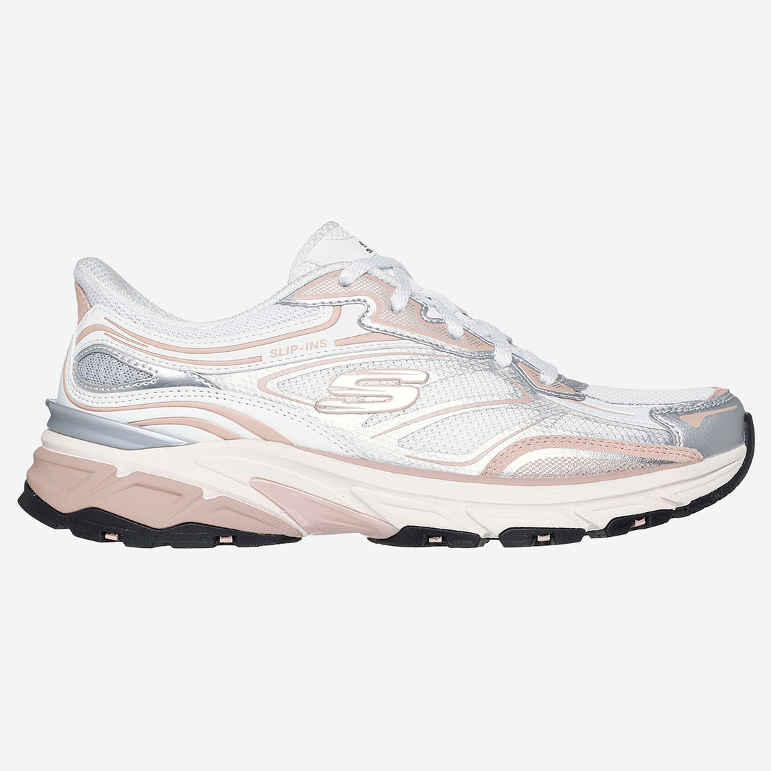 Skechers STAMINA - Silver - Rear view