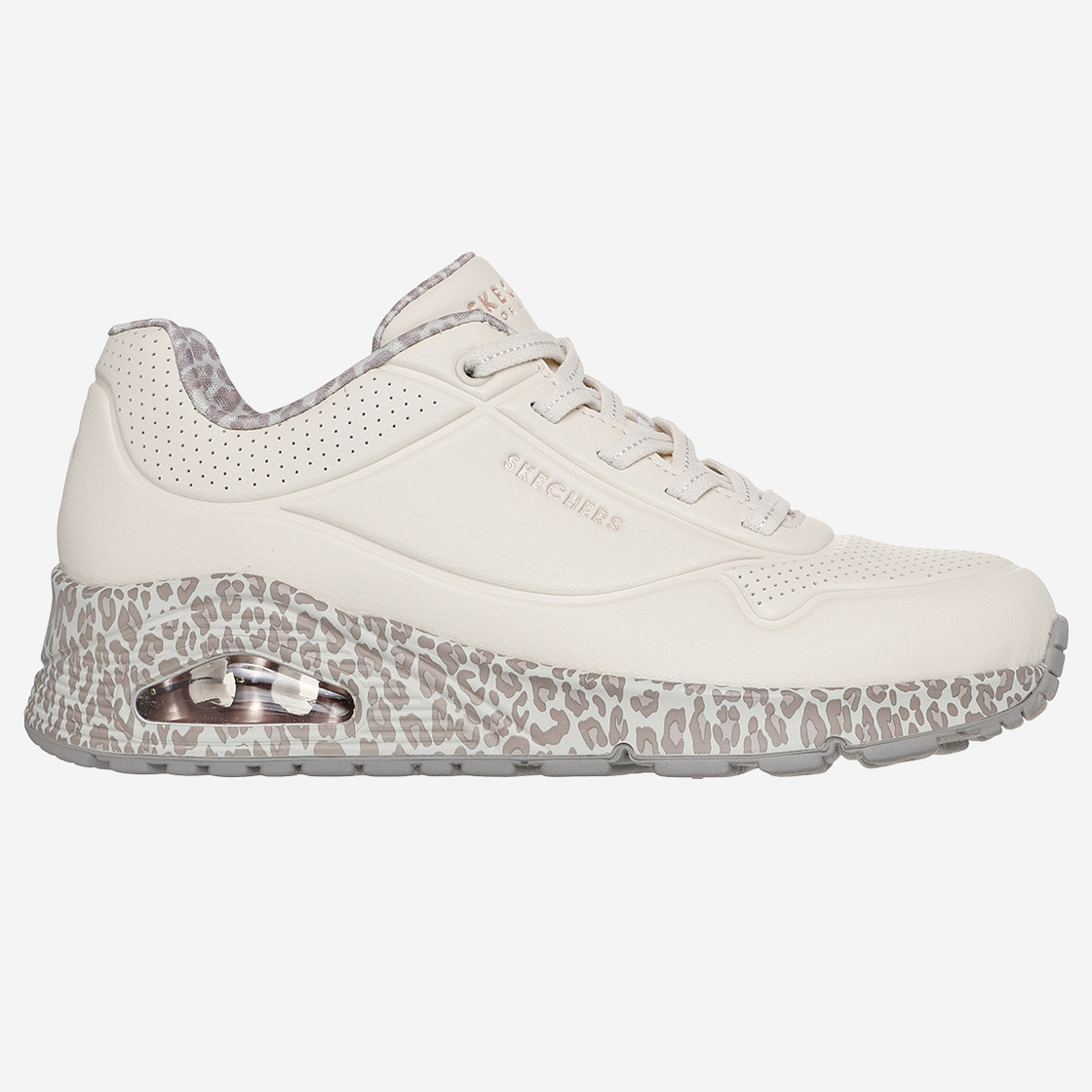 Skechers UNO - Beige - Back view